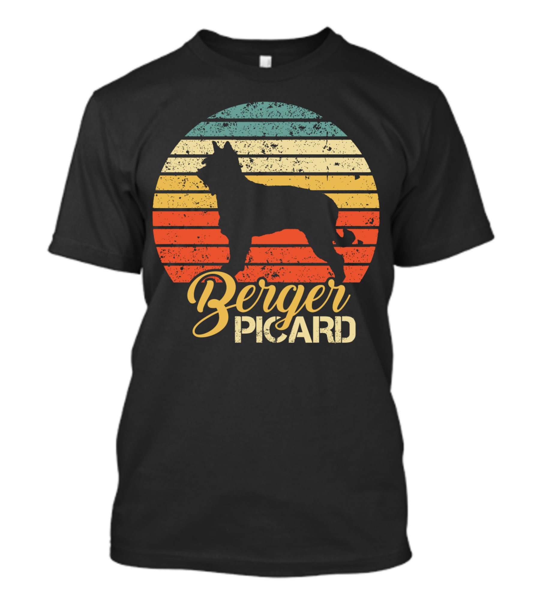 Retro Sunset Berger Picard T-Shirt