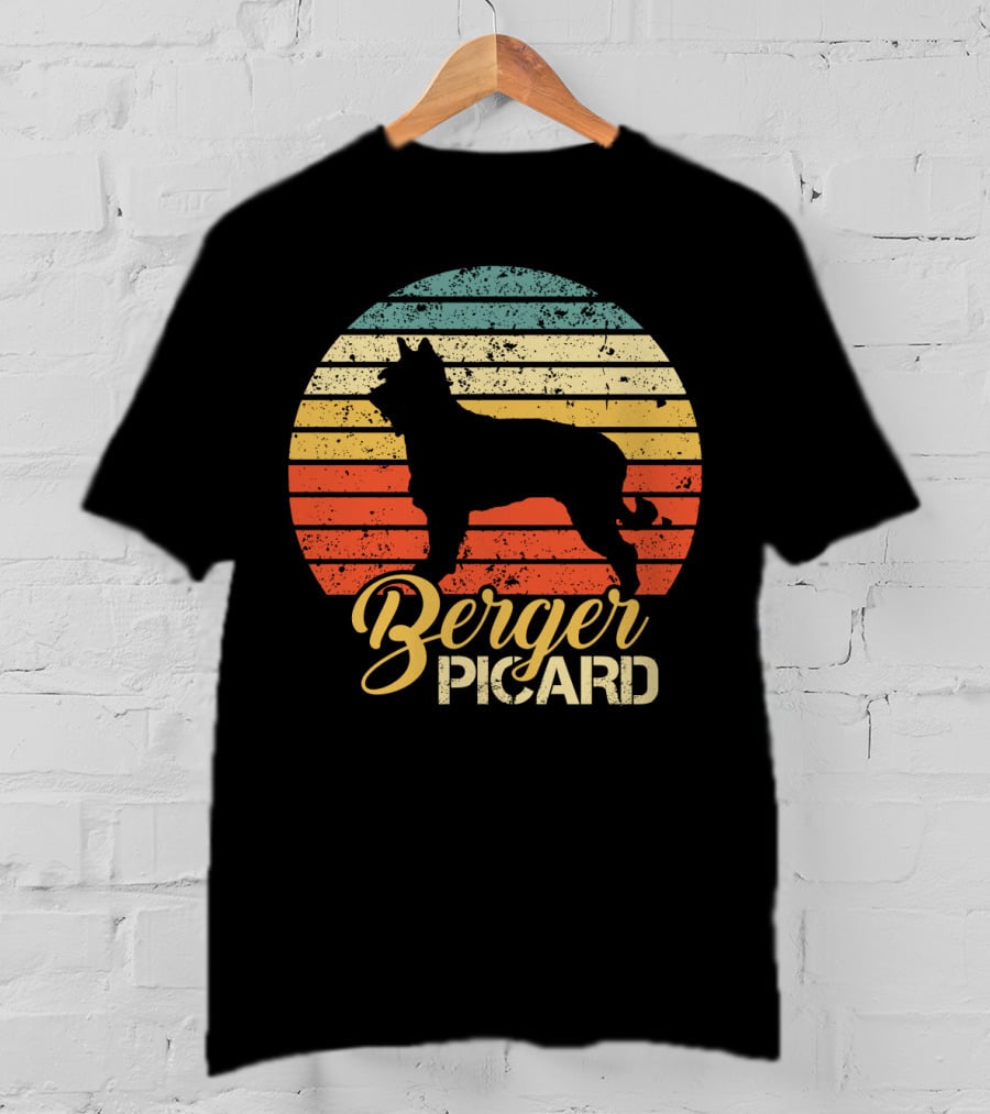 Retro Sunset Berger Picard T-Shirt