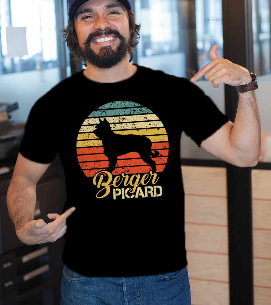 Retro Sunset Berger Picard T-Shirt