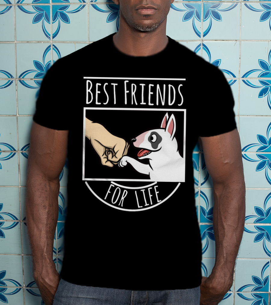 Best Friends For Life Dog And Fist Bump T-Shirt