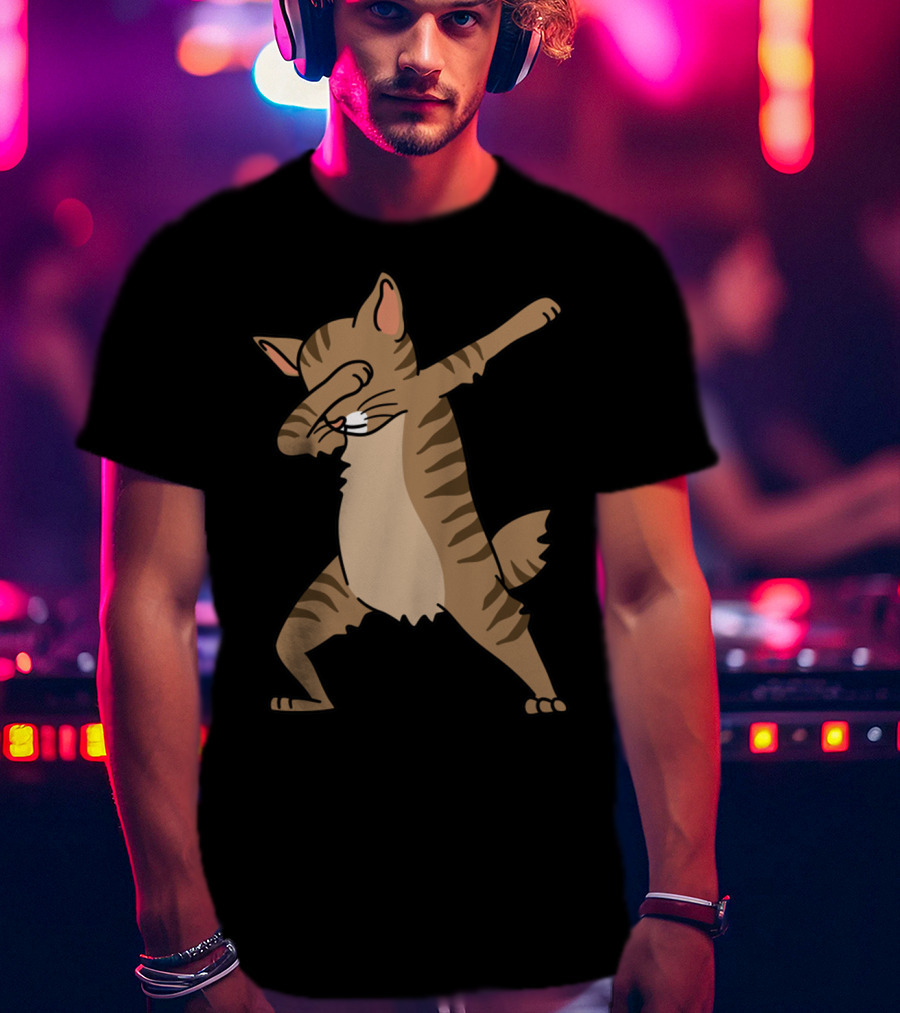 Dabbing American Bobtail Cat T-Shirt
