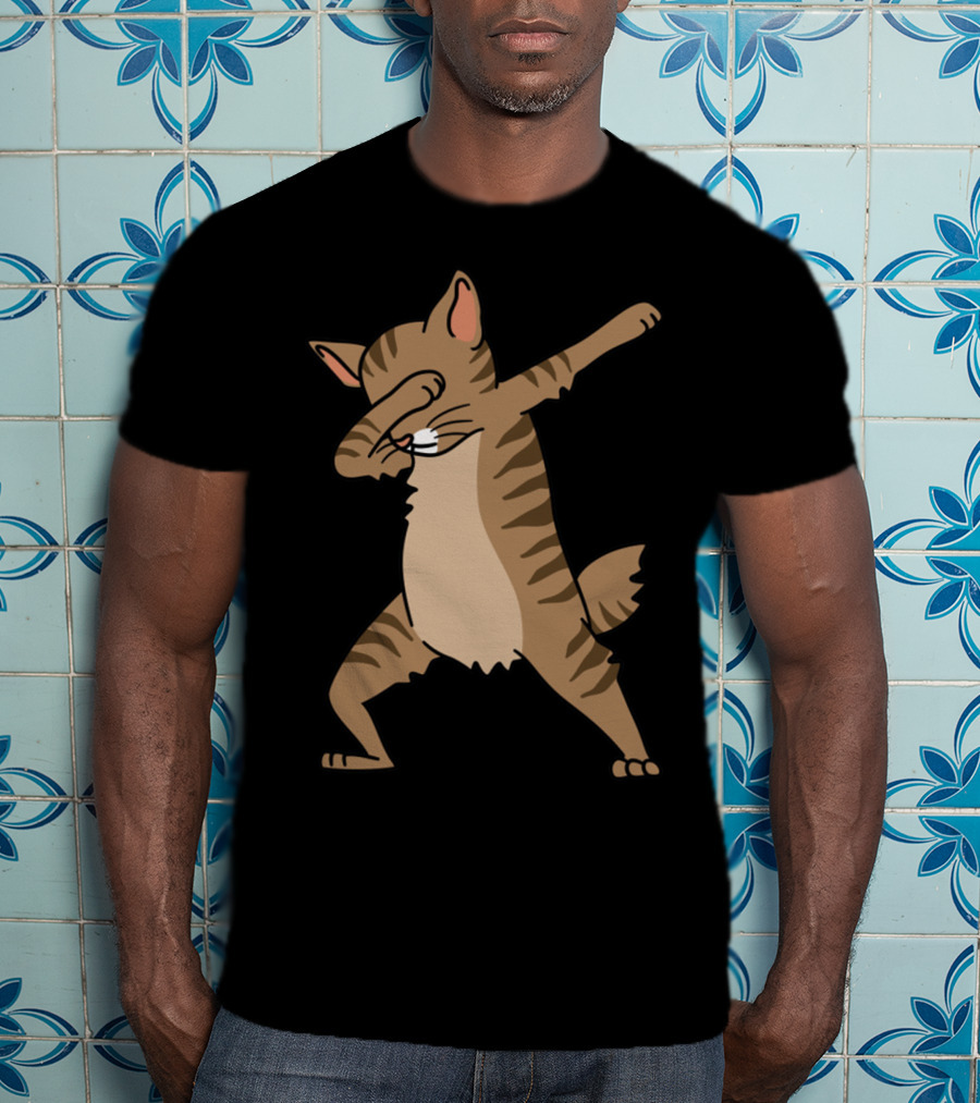 Dabbing American Bobtail Cat T-Shirt
