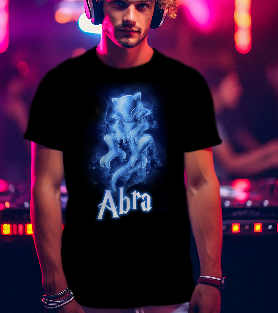 Abra Pokémon Patronus Luminescent Aura T-Shirt