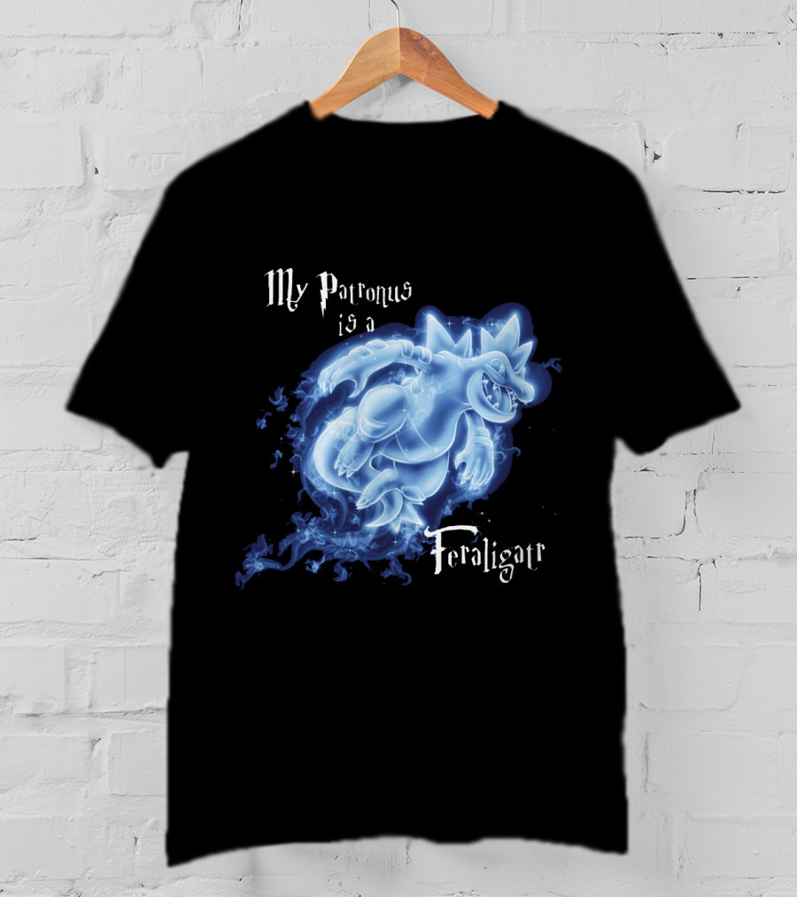 My Patronus Is A Feraligatr Pokemon Patronus T-Shirt