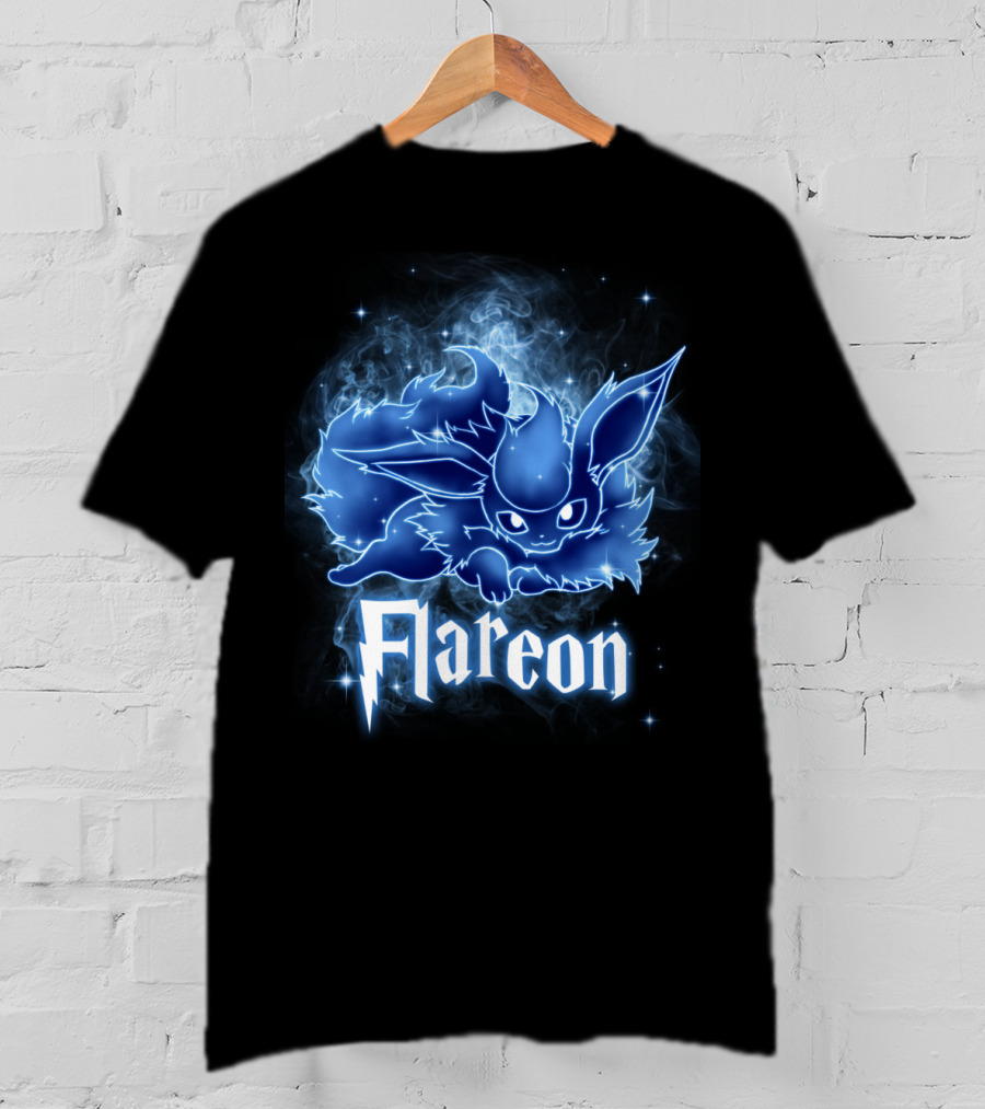Flareon Pokemon Patronus Magic Creature Fusion T-Shirt
