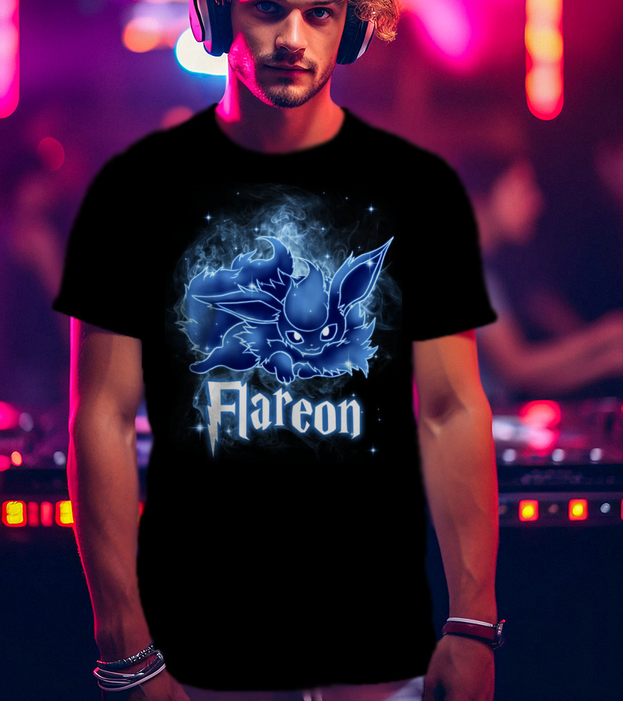 Flareon Pokemon Patronus Magic Creature Fusion T-Shirt