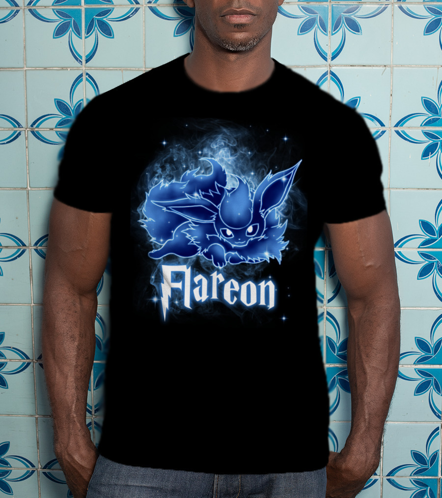 Flareon Pokemon Patronus Magic Creature Fusion T-Shirt