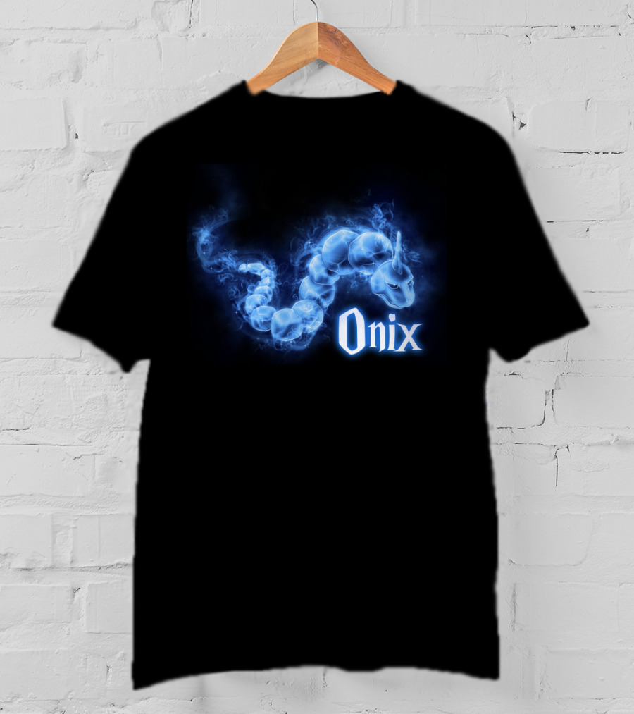 Onix Patronus Pokemon Blue Spirit Magic Creature T-Shirt