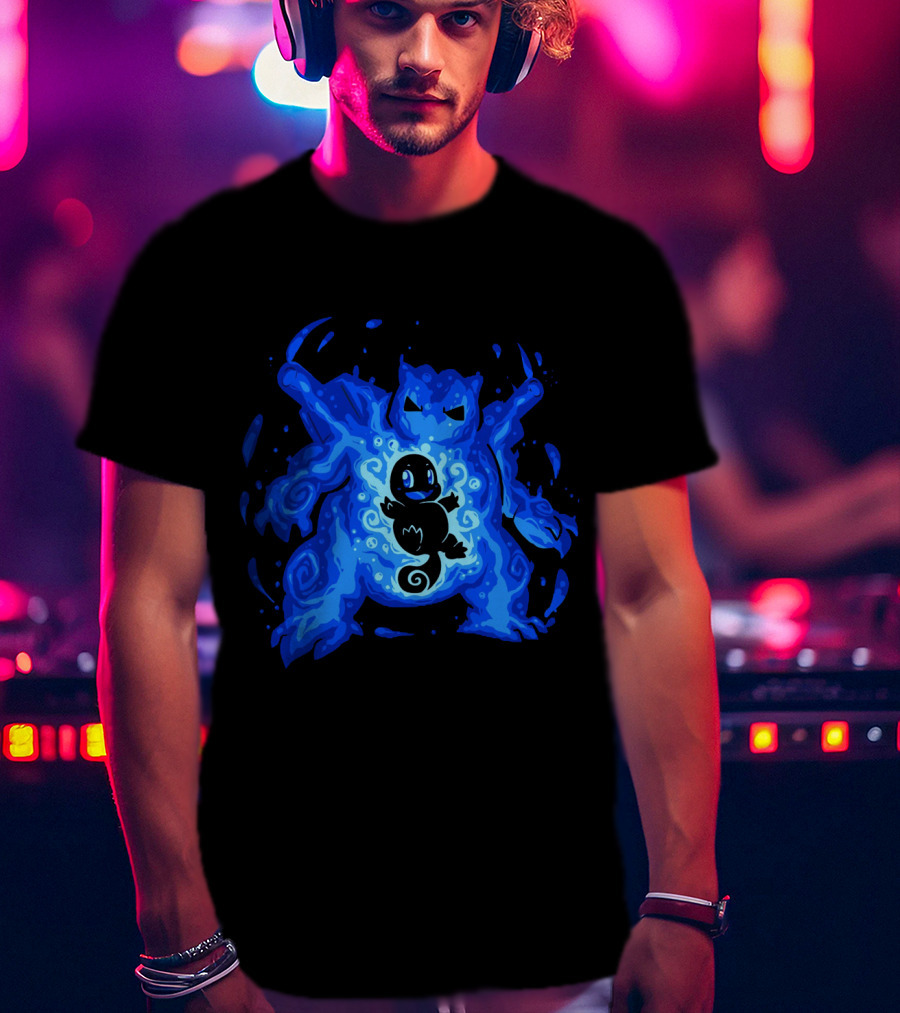 Evolution Pokemon Blastoise Water Type Charizard Elemental T-Shirt