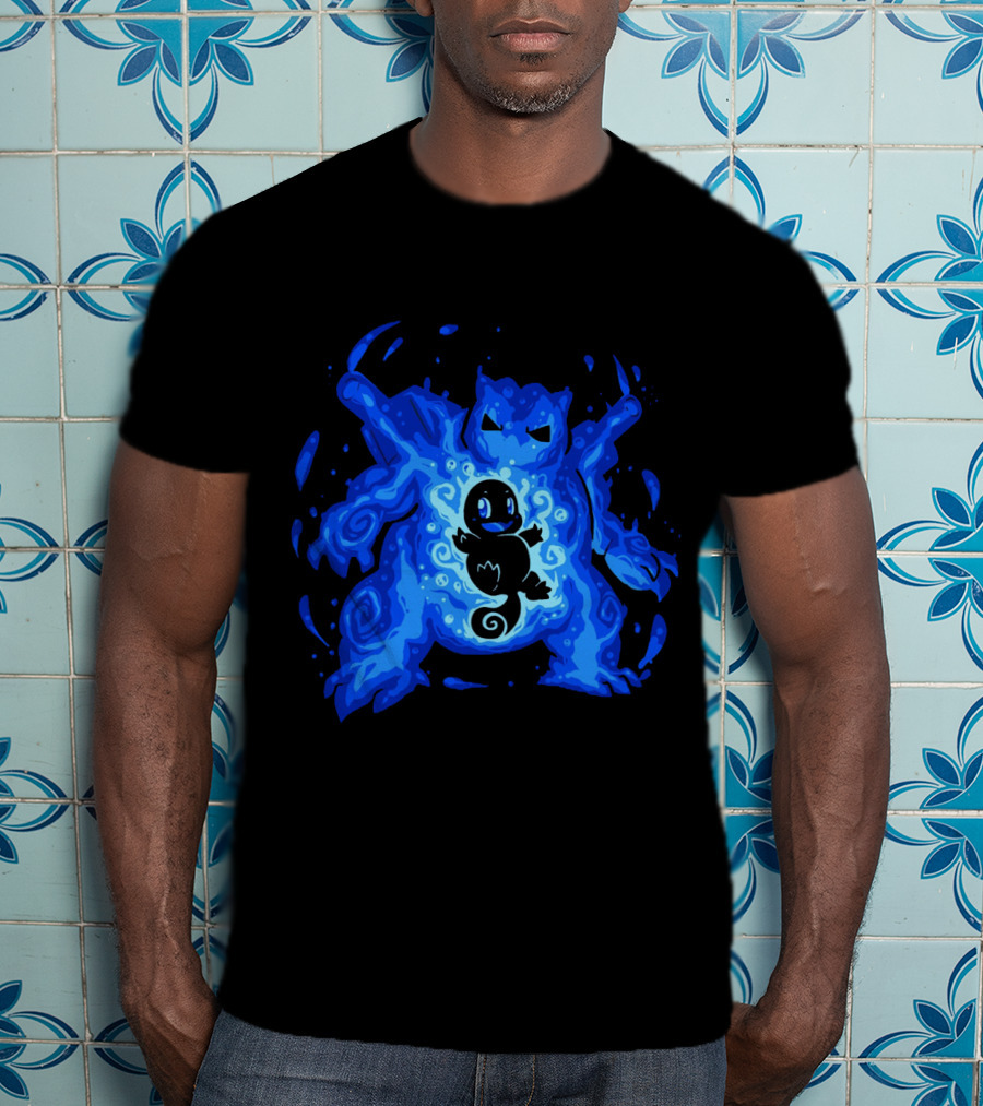 Evolution Pokemon Blastoise Water Type Charizard Elemental T-Shirt