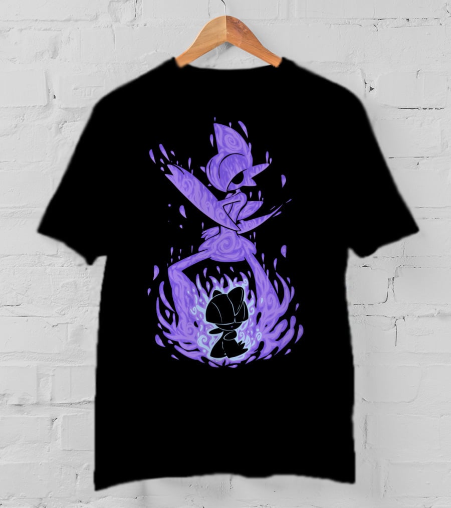 Evolution Pokemon Gallade Shadow Purple Transformation T-Shirt