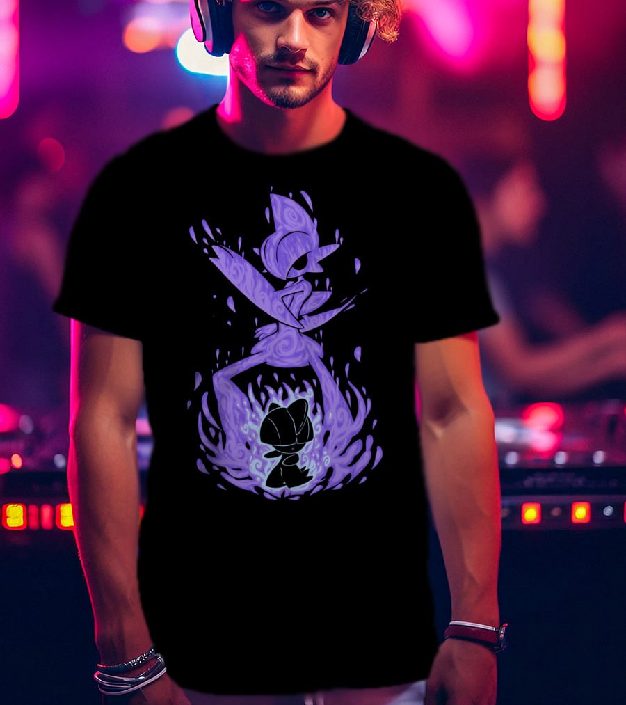 Evolution Pokemon Gallade Shadow Purple Transformation T-Shirt