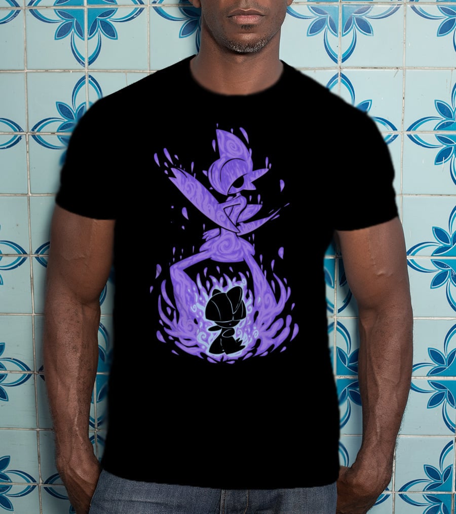 Evolution Pokemon Gallade Shadow Purple Transformation T-Shirt