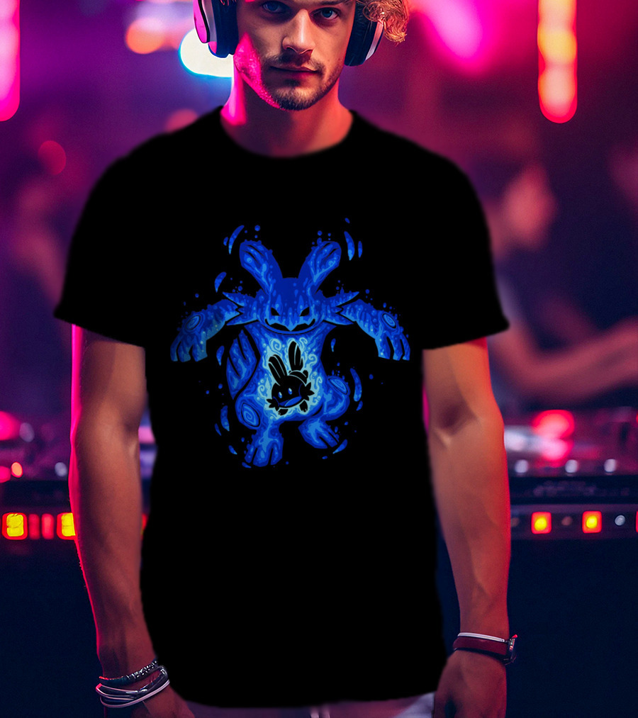 Evolution Pokémon Mudkip Marshtomp Swampert Water-Theme T-Shirt