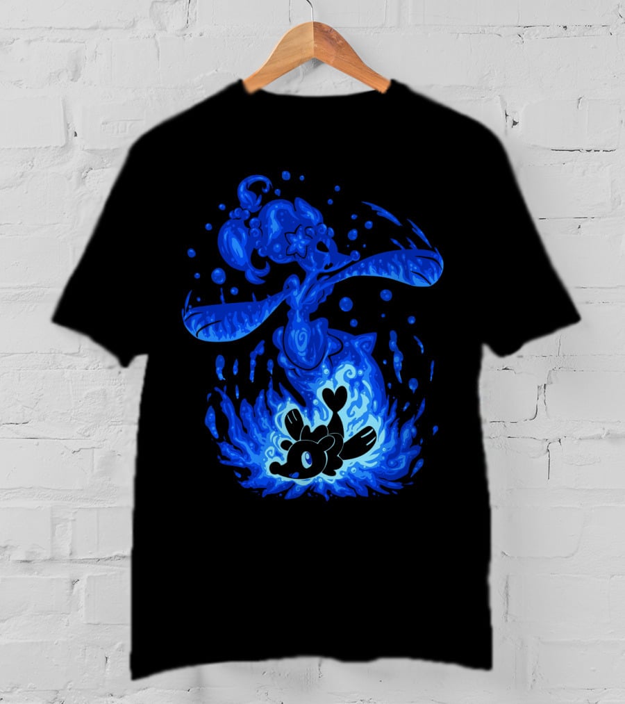 Evolution Pokemon Primarina Alolan Water-Type Transformation T-Shirt