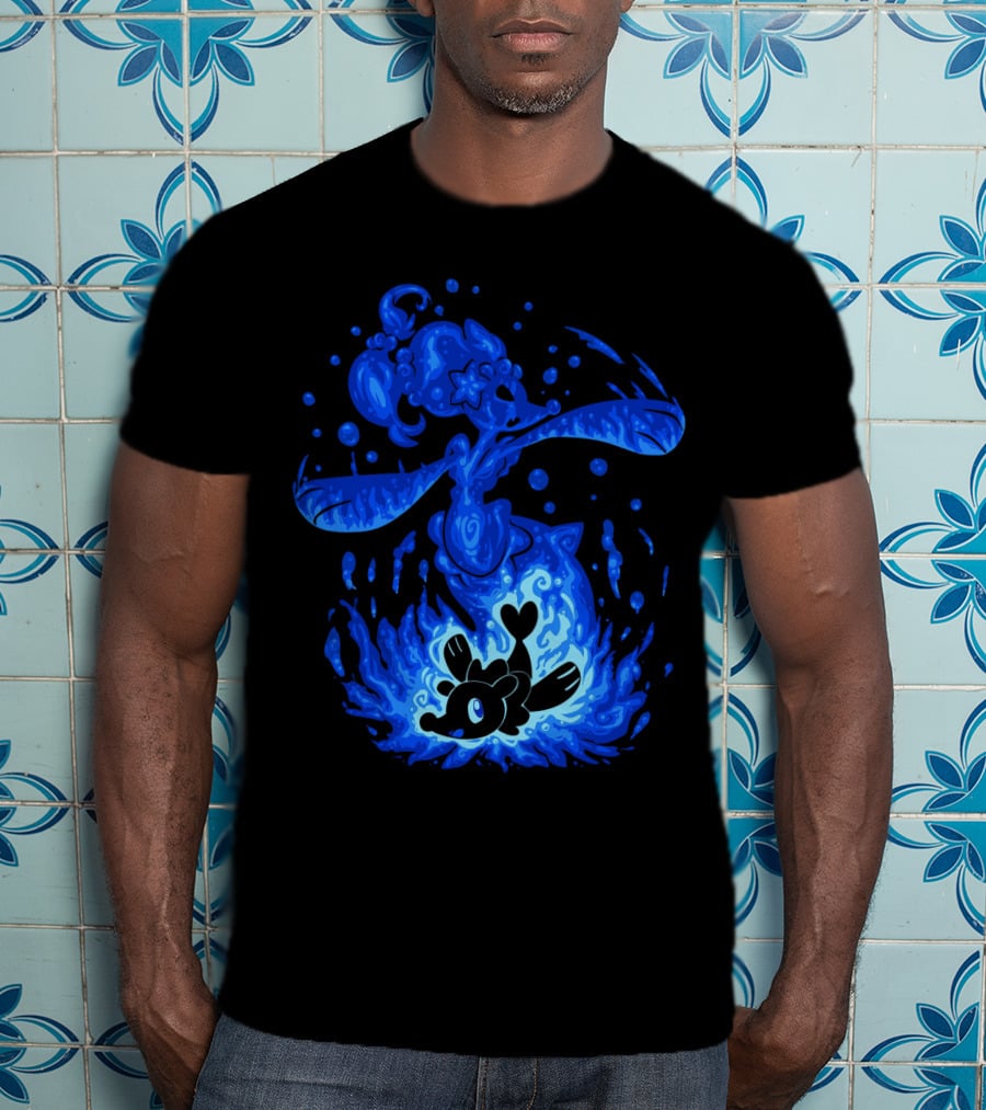 Evolution Pokemon Primarina Alolan Water-Type Transformation T-Shirt
