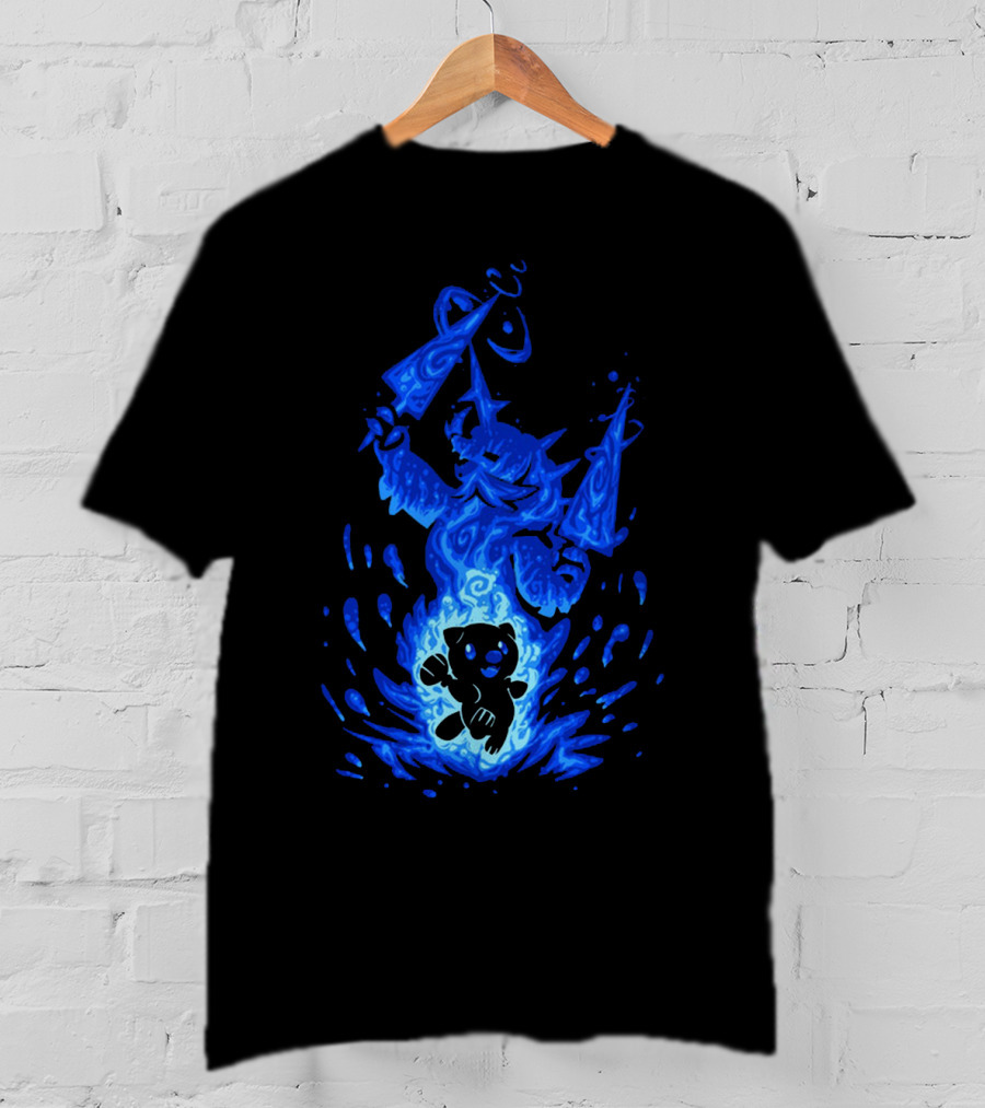 Samurott Evolution Inspired By Blue Flame And Water T-Shirt