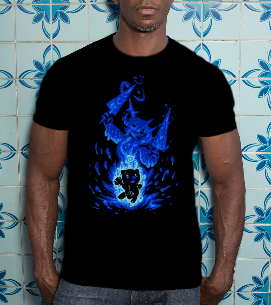Samurott Evolution Inspired By Blue Flame And Water T-Shirt