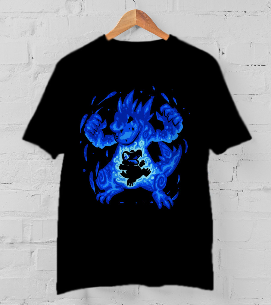 Evolution Pokemon Totodile Feraligatr Transformation T-Shirt