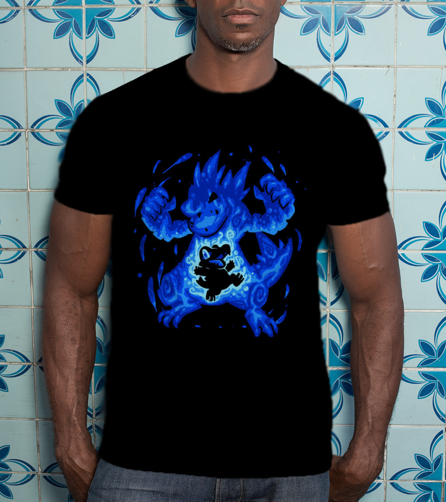 Evolution Pokemon Totodile Feraligatr Transformation T-Shirt