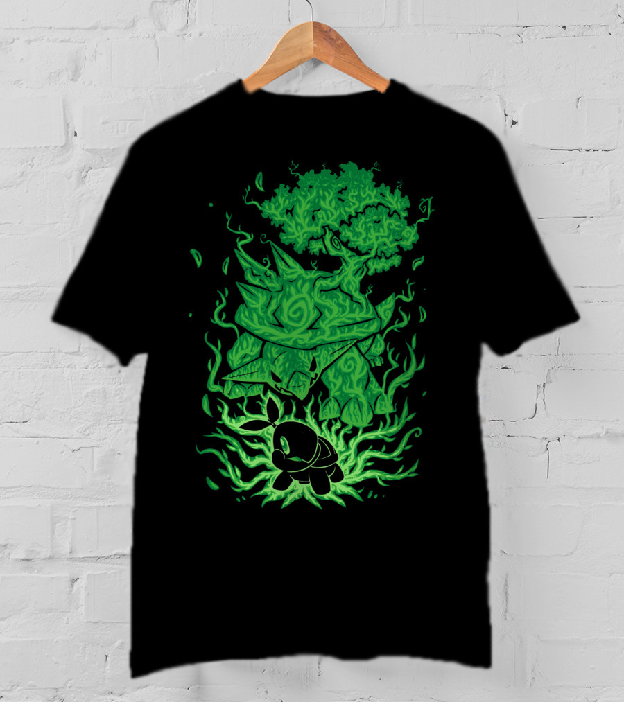 Evolution Pokemon Turtwig Grotle Torterra T-Shirt