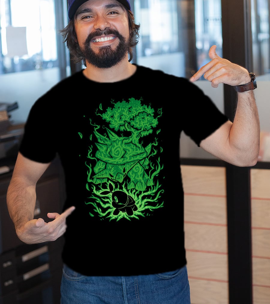 Evolution Pokemon Turtwig Grotle Torterra T-Shirt