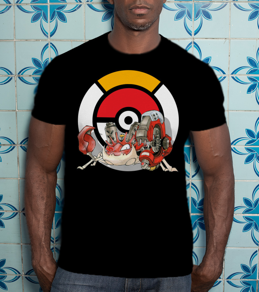 Pokemon X Overwatch Kingler X Torbjorn Mashup T-Shirt