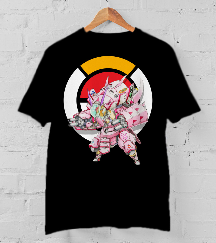 Pokemon X Overwatch Lopunny X Golisopod Mech Fusion T-Shirt
