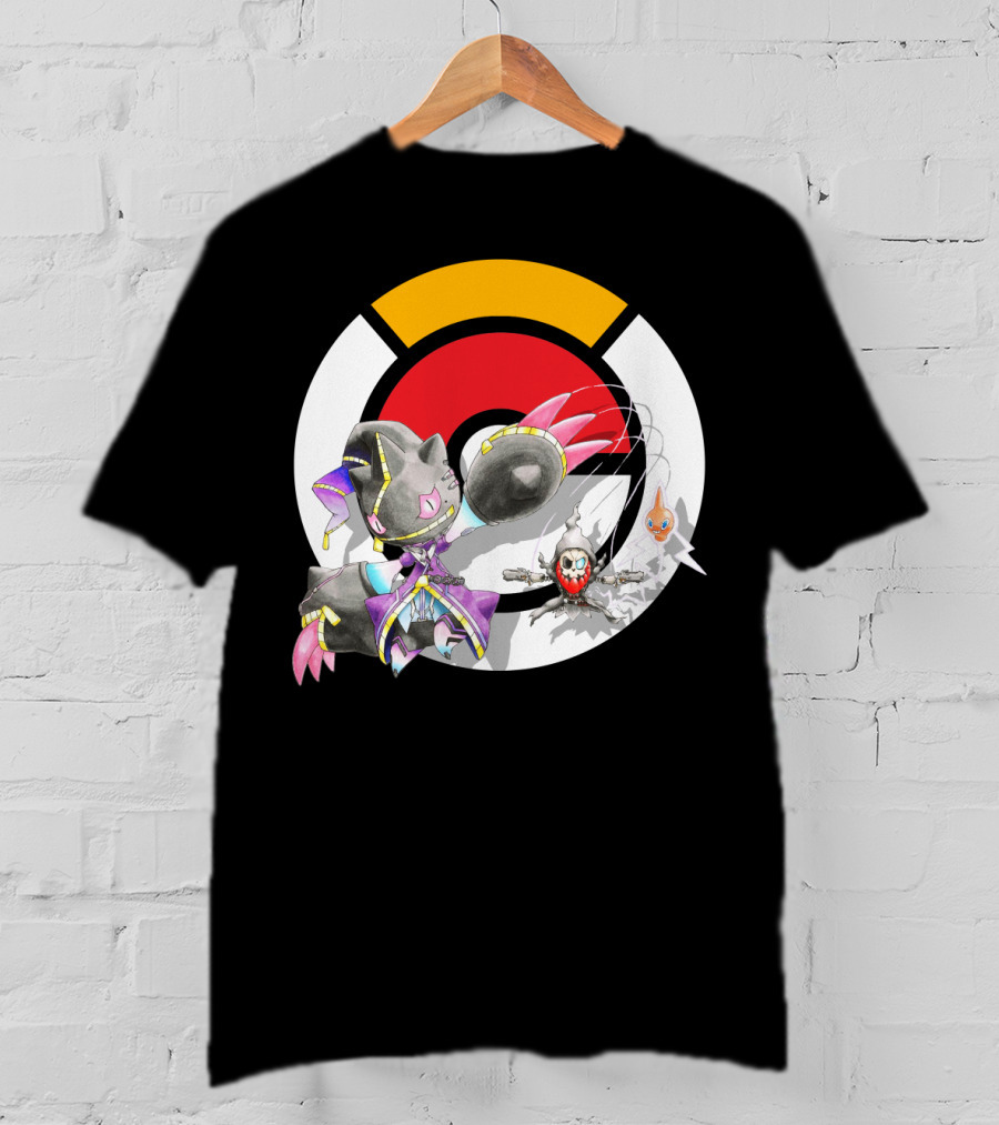Pokemon X Mega Banette Crossover With Sombra Characters T-Shirt