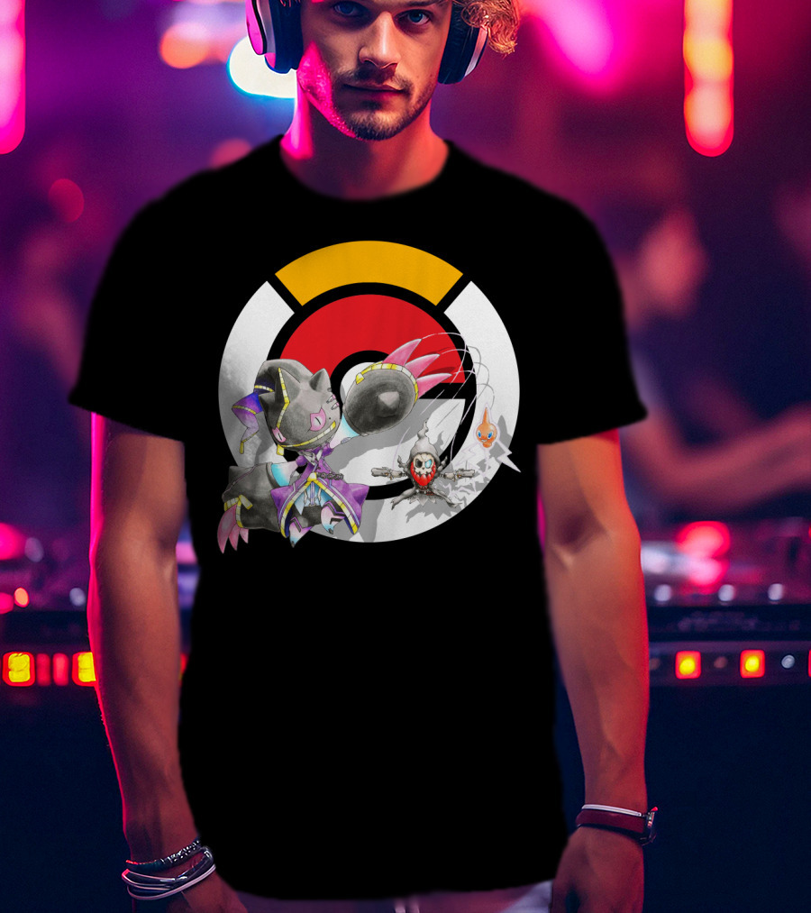 Pokemon X Mega Banette Crossover With Sombra Characters T-Shirt