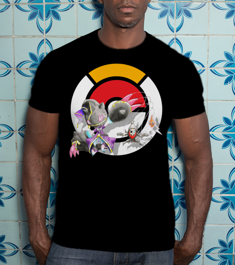 Pokemon X Mega Banette Crossover With Sombra Characters T-Shirt