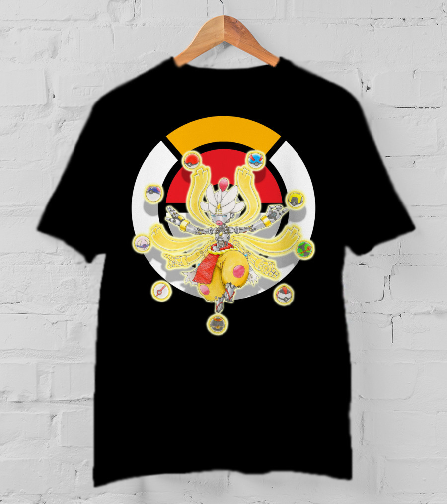 Pokemon X Overwatch Mega Medicham Zenyatta Crossover T-Shirt