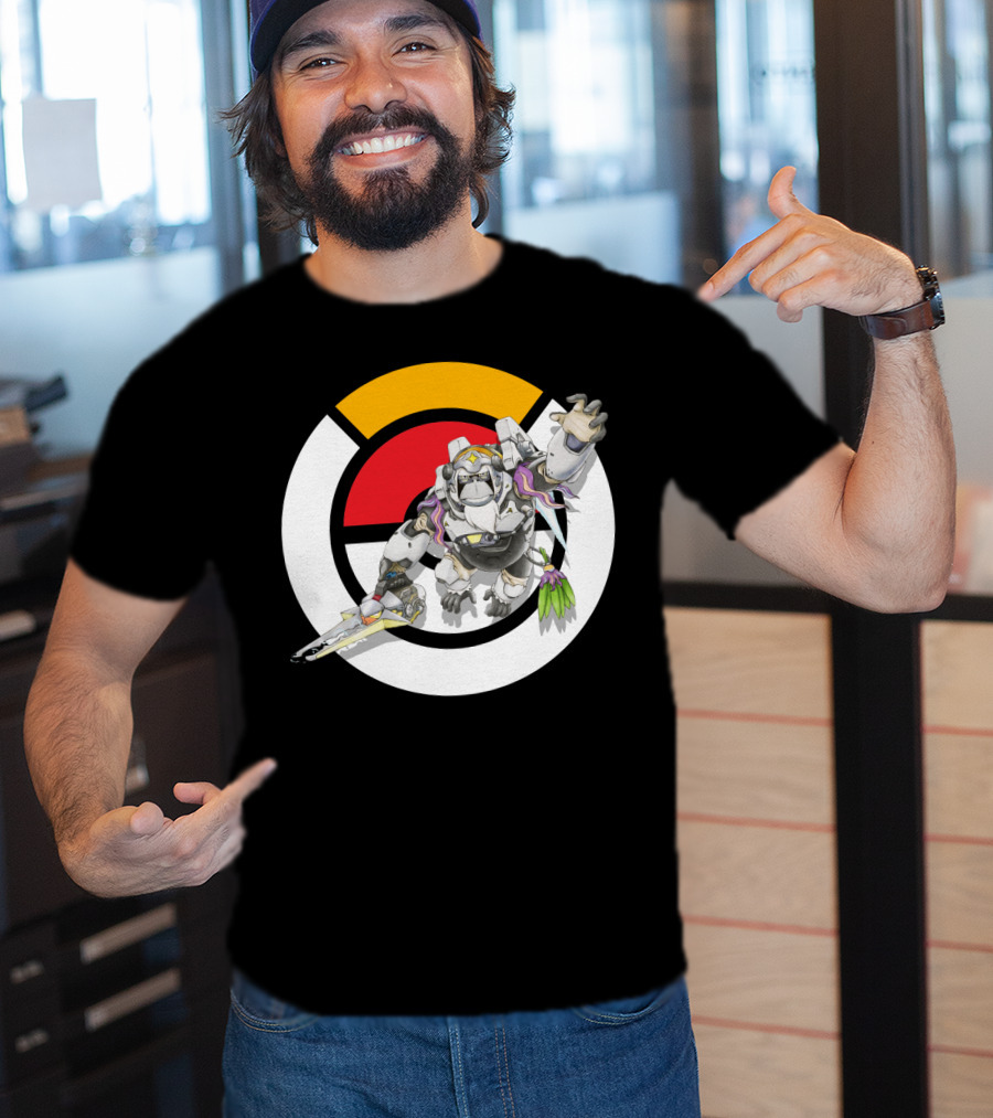Pokémon Overwatch Crossover Oranguru Winston Pokémon Ball T-Shirt