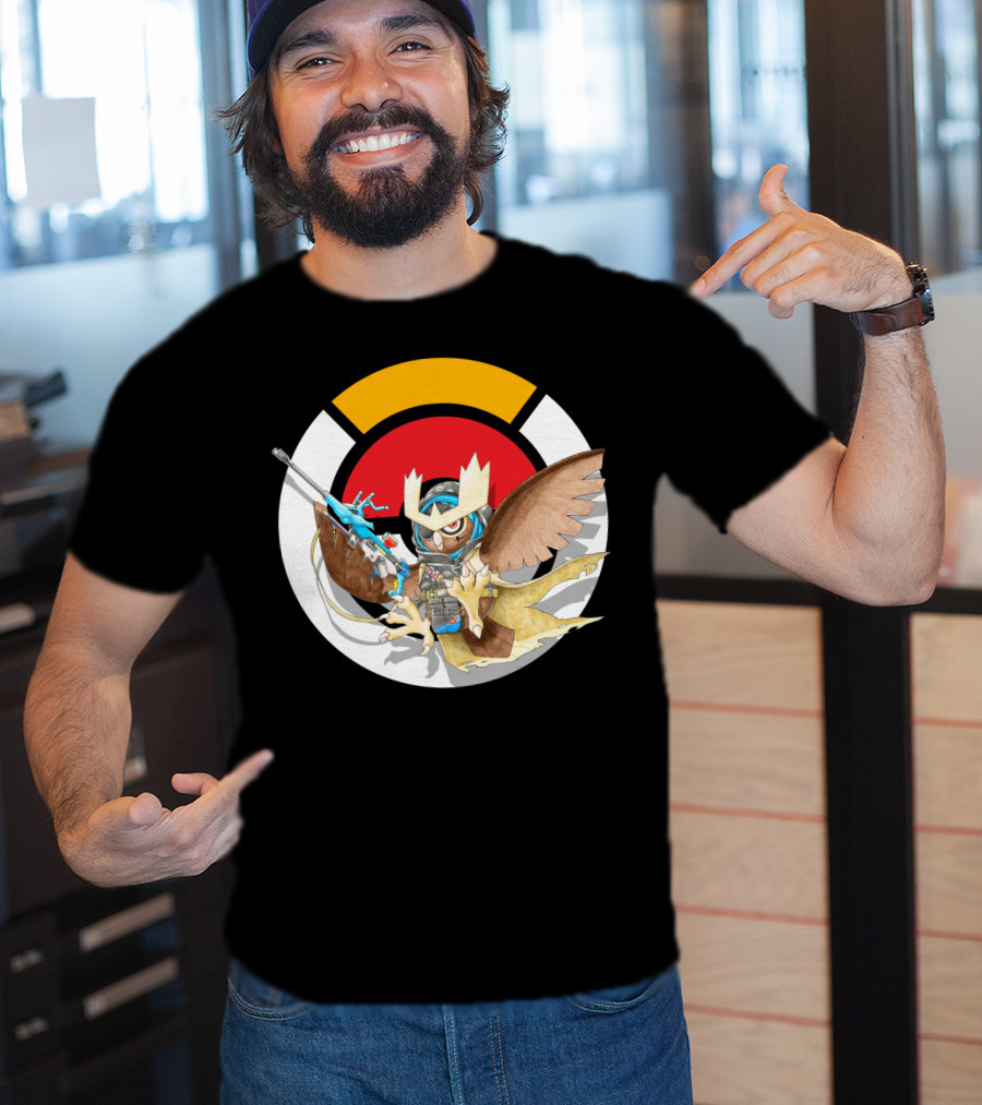 Pokemon X Over Noctowl X Ana Official Collaboration T-Shirt