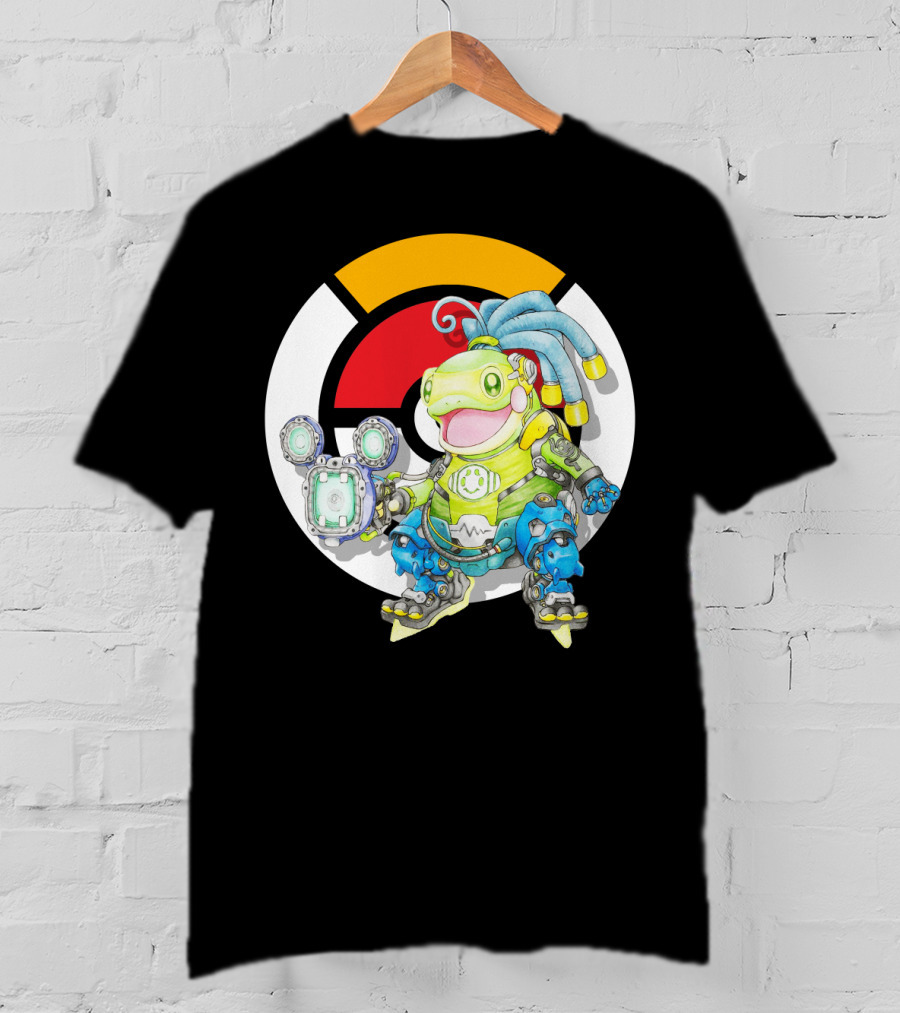 Pokemon X Overwatch Politoed Lucio Mashup T-Shirt