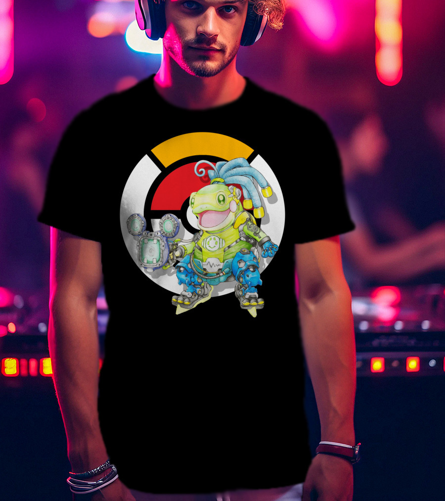 Pokemon X Overwatch Politoed Lucio Mashup T-Shirt