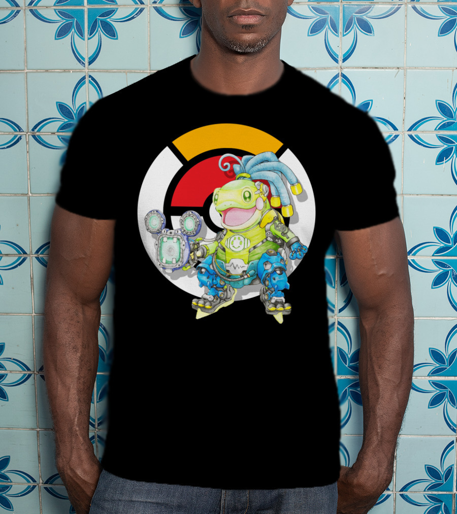 Pokemon X Overwatch Politoed Lucio Mashup T-Shirt