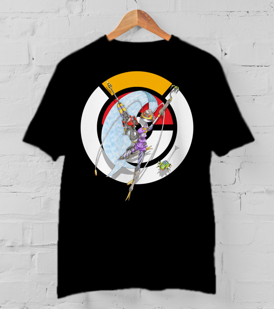 Pokemon X Over Pheromosa X Widowmaker Crossover Fan T-Shirt