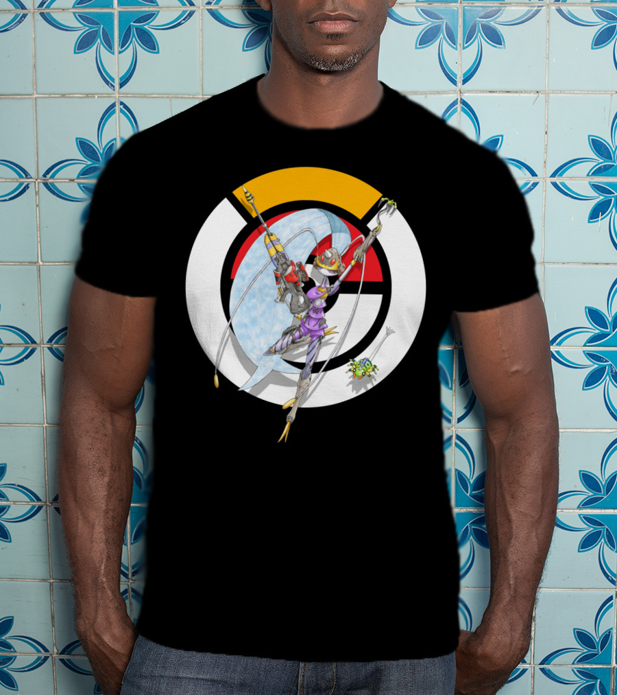 Pokemon X Over Pheromosa X Widowmaker Crossover Fan T-Shirt