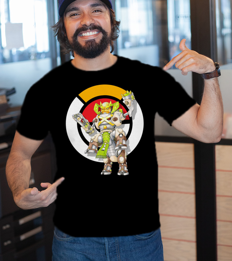 Pokemon X Over Terrakion Metagross Orisa Mecha Crossover T-Shirt