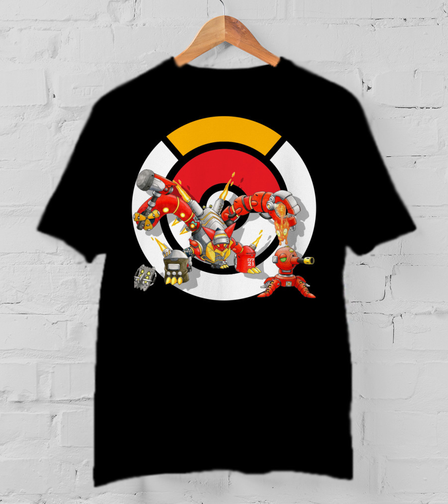 Pokemon X Overwatch Volcanion Torbjorn Mashup T-Shirt