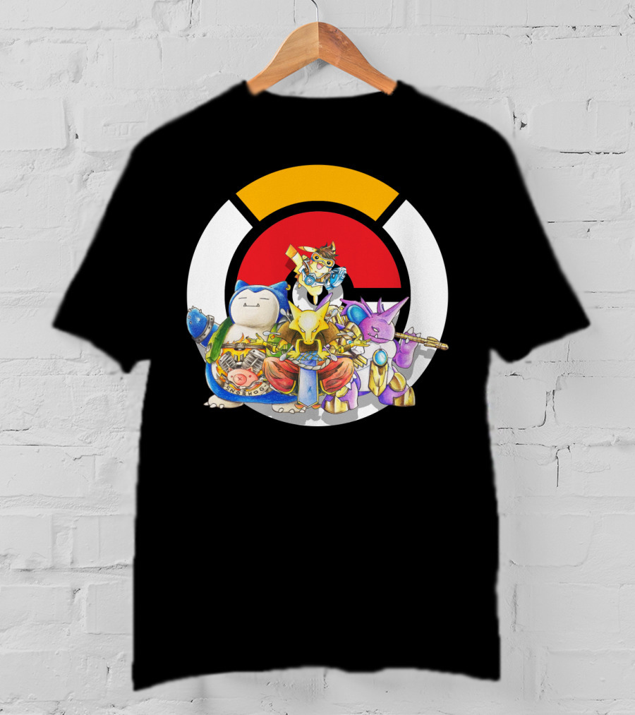 POKEMON X OVER Super Sentai Mashup T-Shirt