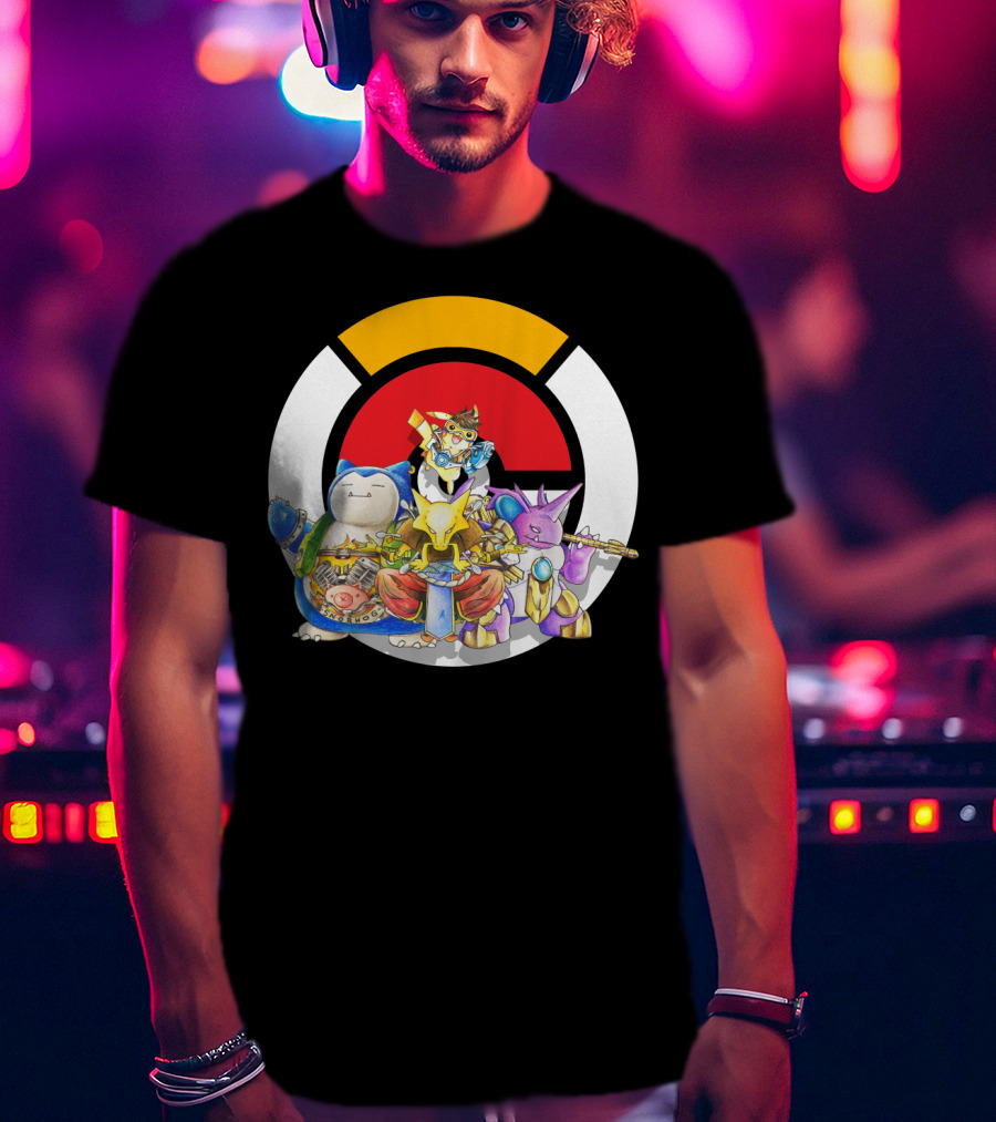 POKEMON X OVER Super Sentai Mashup T-Shirt