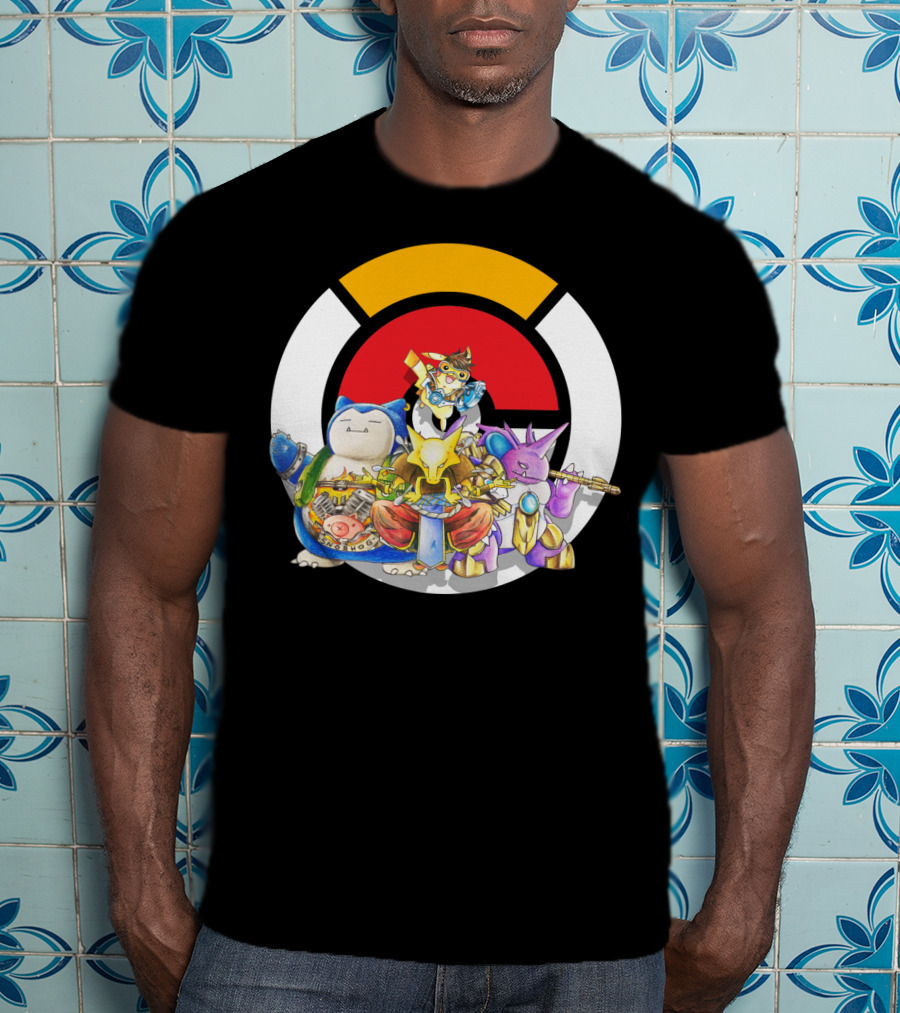POKEMON X OVER Super Sentai Mashup T-Shirt