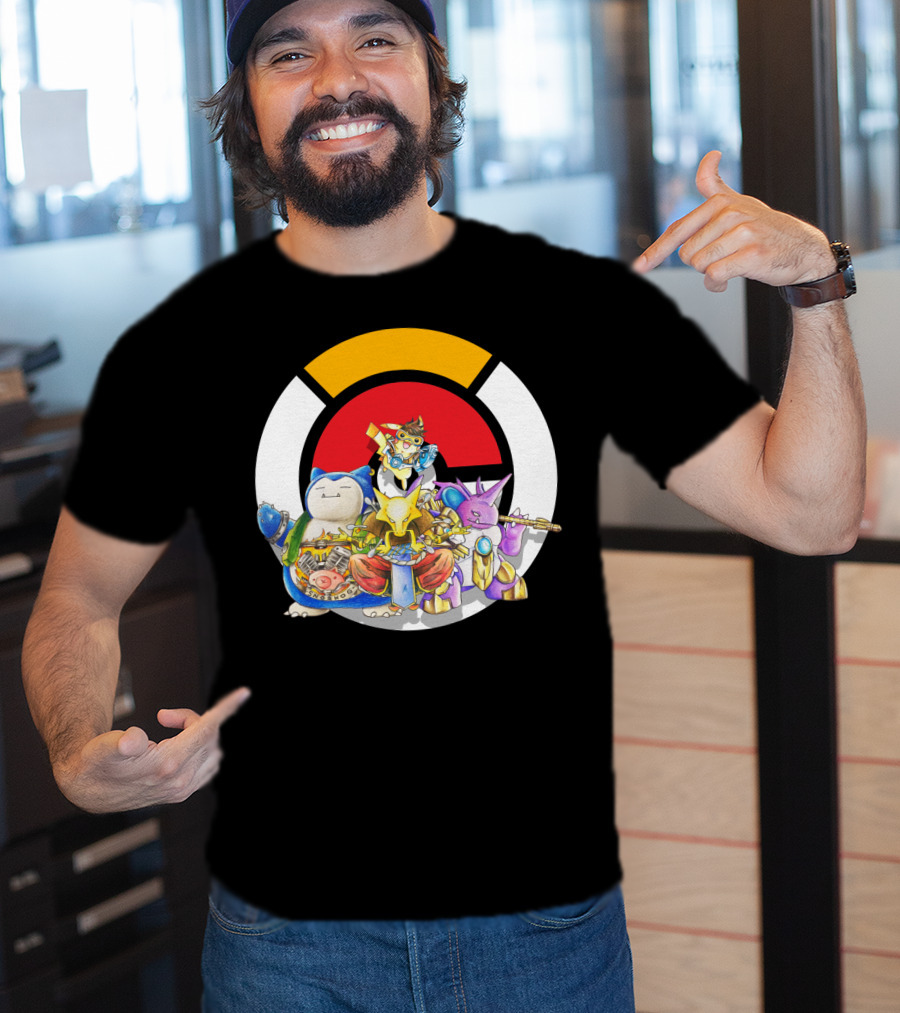 POKEMON X OVER Super Sentai Mashup T-Shirt