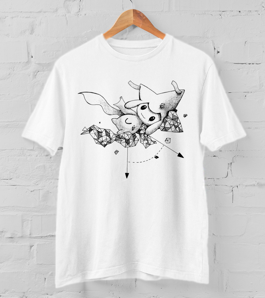 Geometric Jirachi Pokemon Crystal T-Shirt