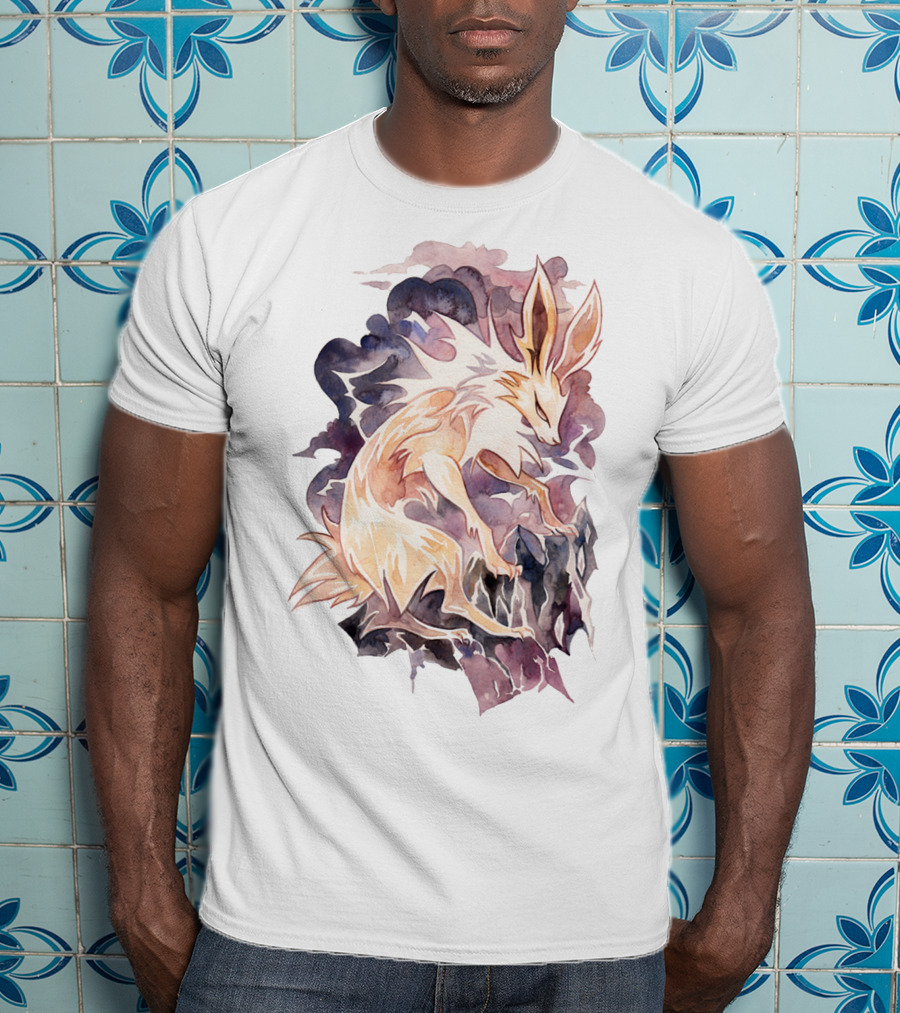 Watercolor Pokemon Jolteon Artistic T-Shirt