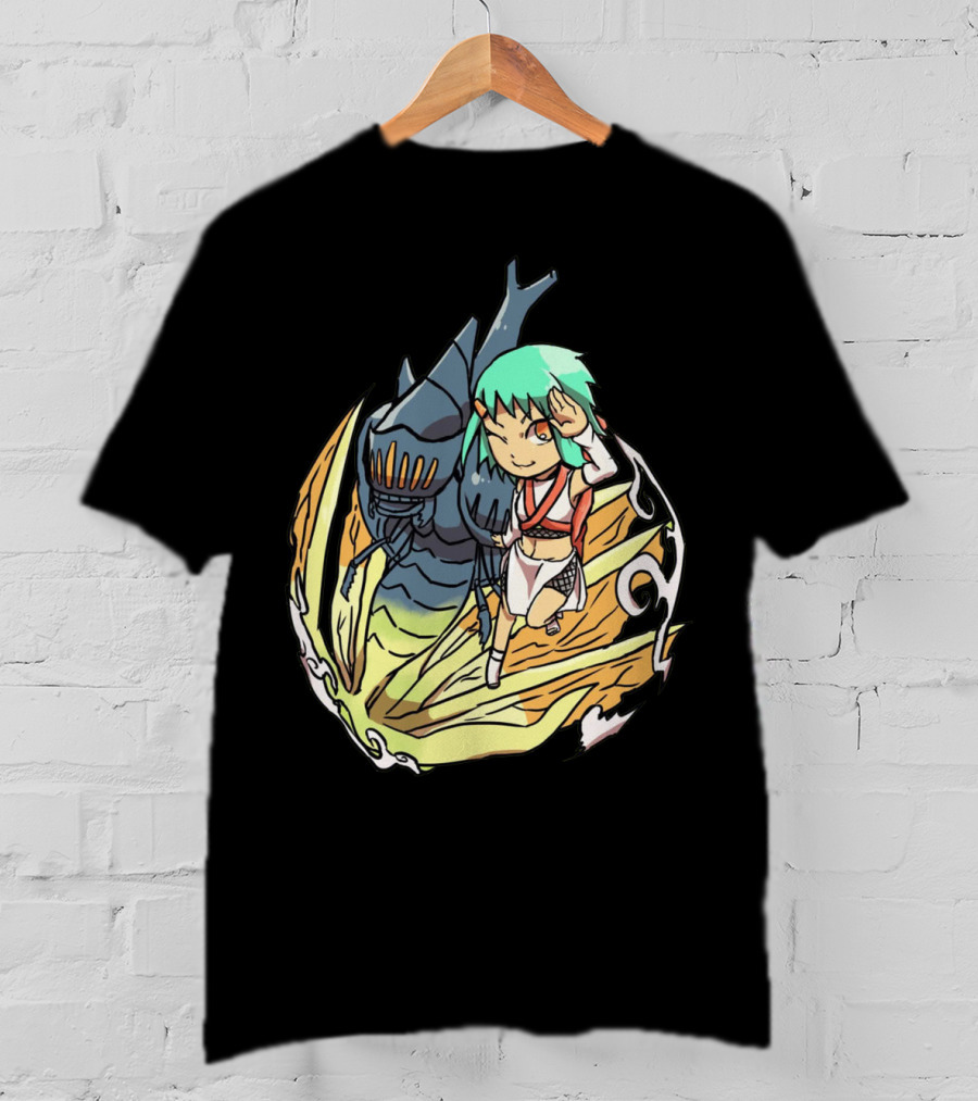 Princess Nausicaä Chibi And Ohmu Companion T-Shirt