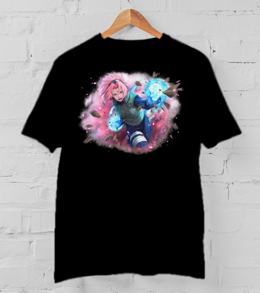 Haruno Sakura Ninja Magic Power Burst T-Shirt