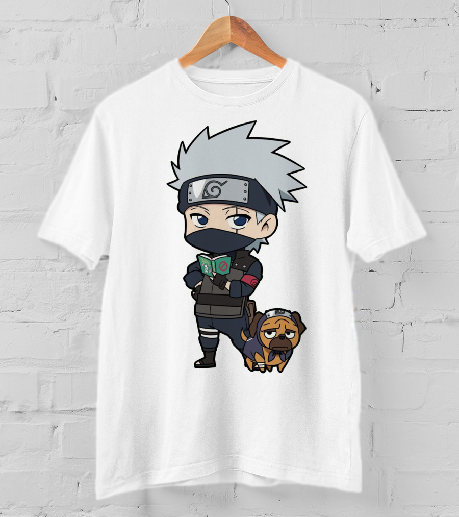 Kakashi Dog Chibi Ninja Fan T-Shirt